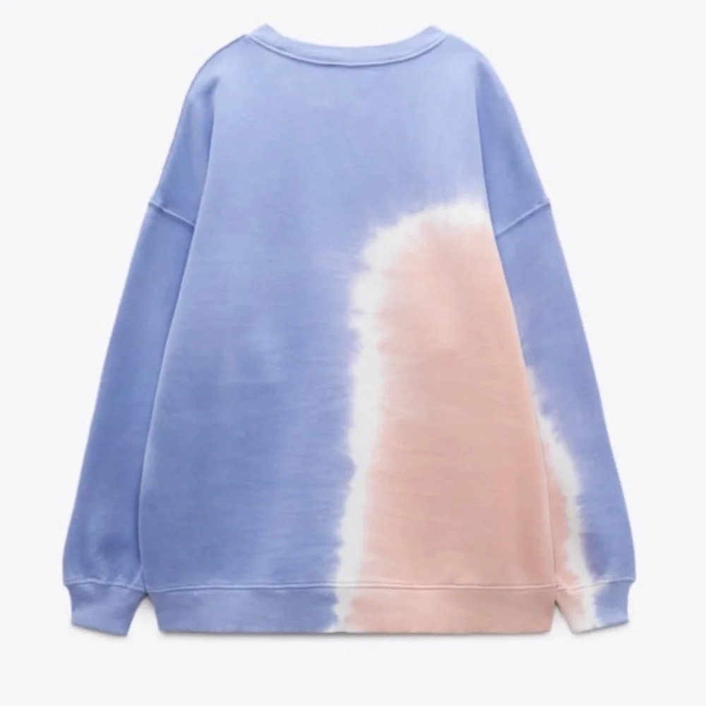 Zara pastel tie dye sweatshirt , designer